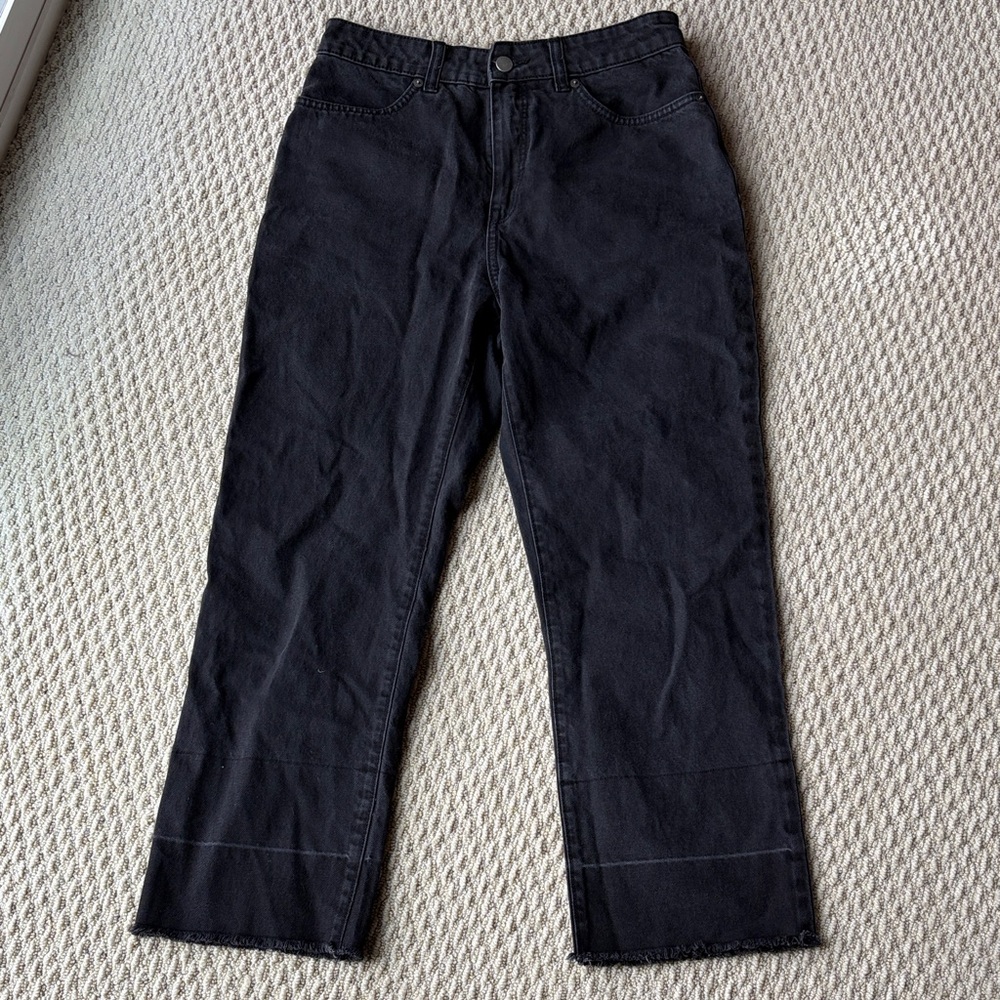 Roxy Charcoal Straight-Leg Jeans